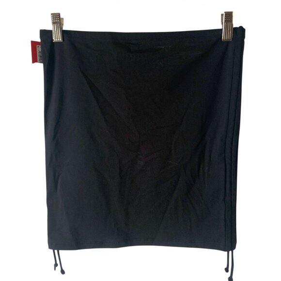 SPANX Solid Black Swim Transformation Adjustable Tube Top Skirt NWT Size Medium - Picture 6 of 7